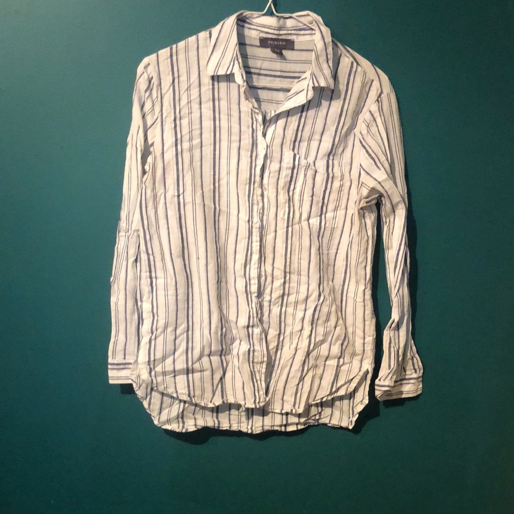 Primark striped button up